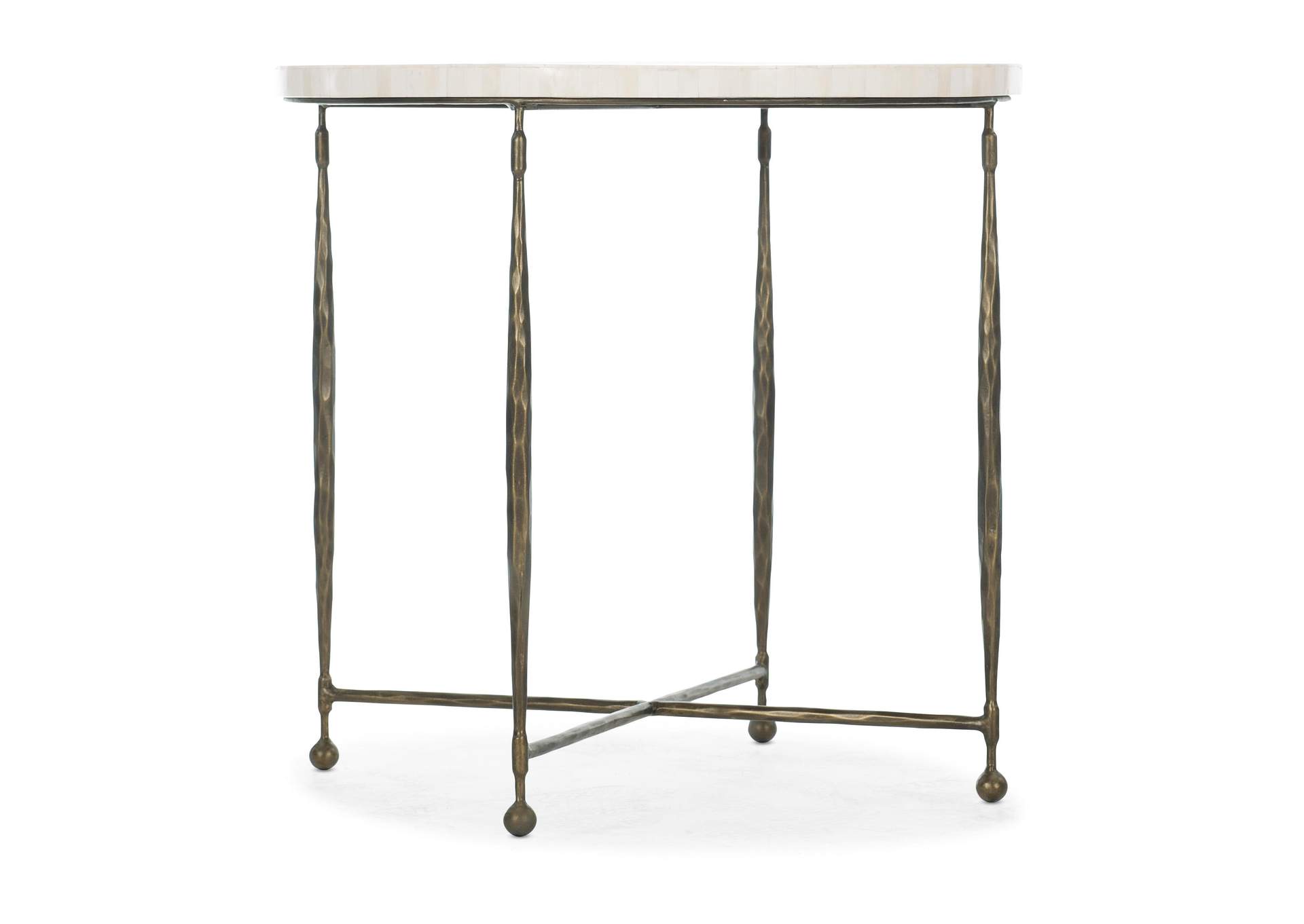 Commerce & Market Round End Table,Hooker Furniture