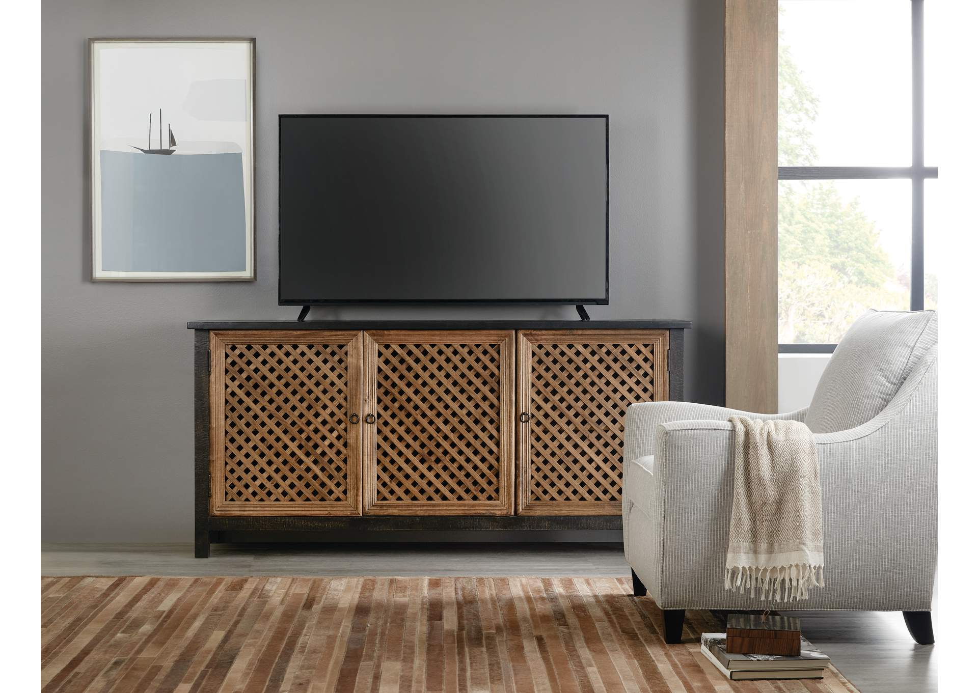 Entertainment Console,Hooker Furniture