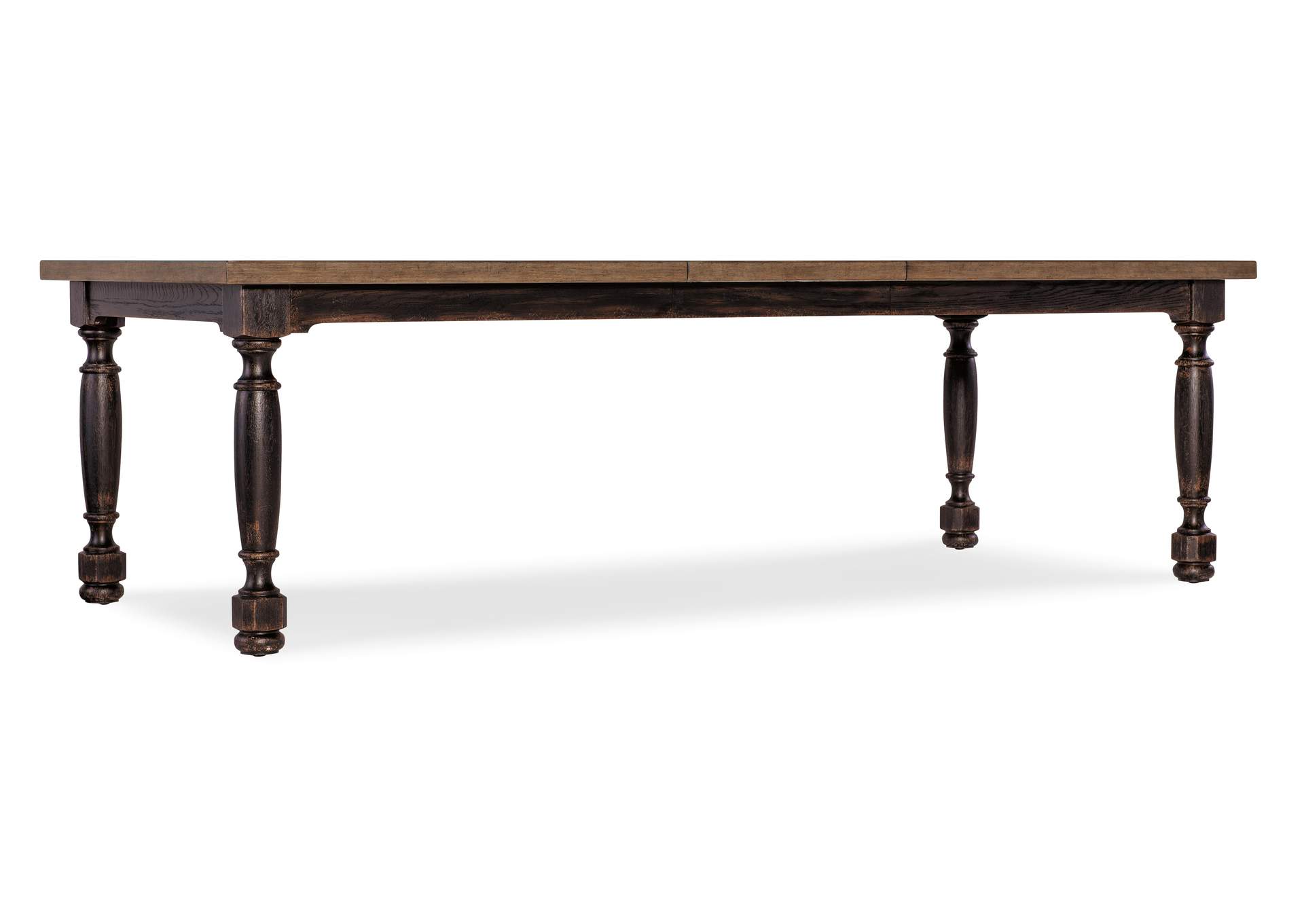 Americana Leg Dining Table W - 1 - 22In Leaf,Hooker Furniture