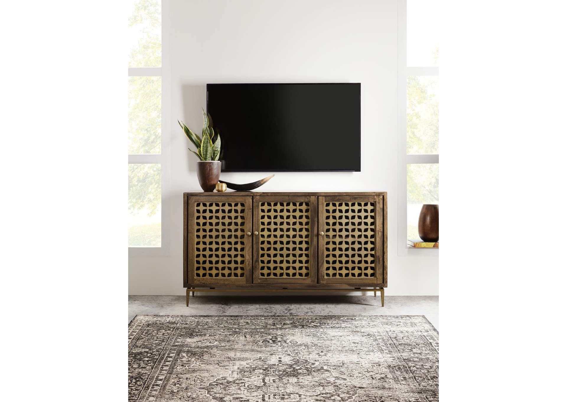 Entertainment Console,Hooker Furniture