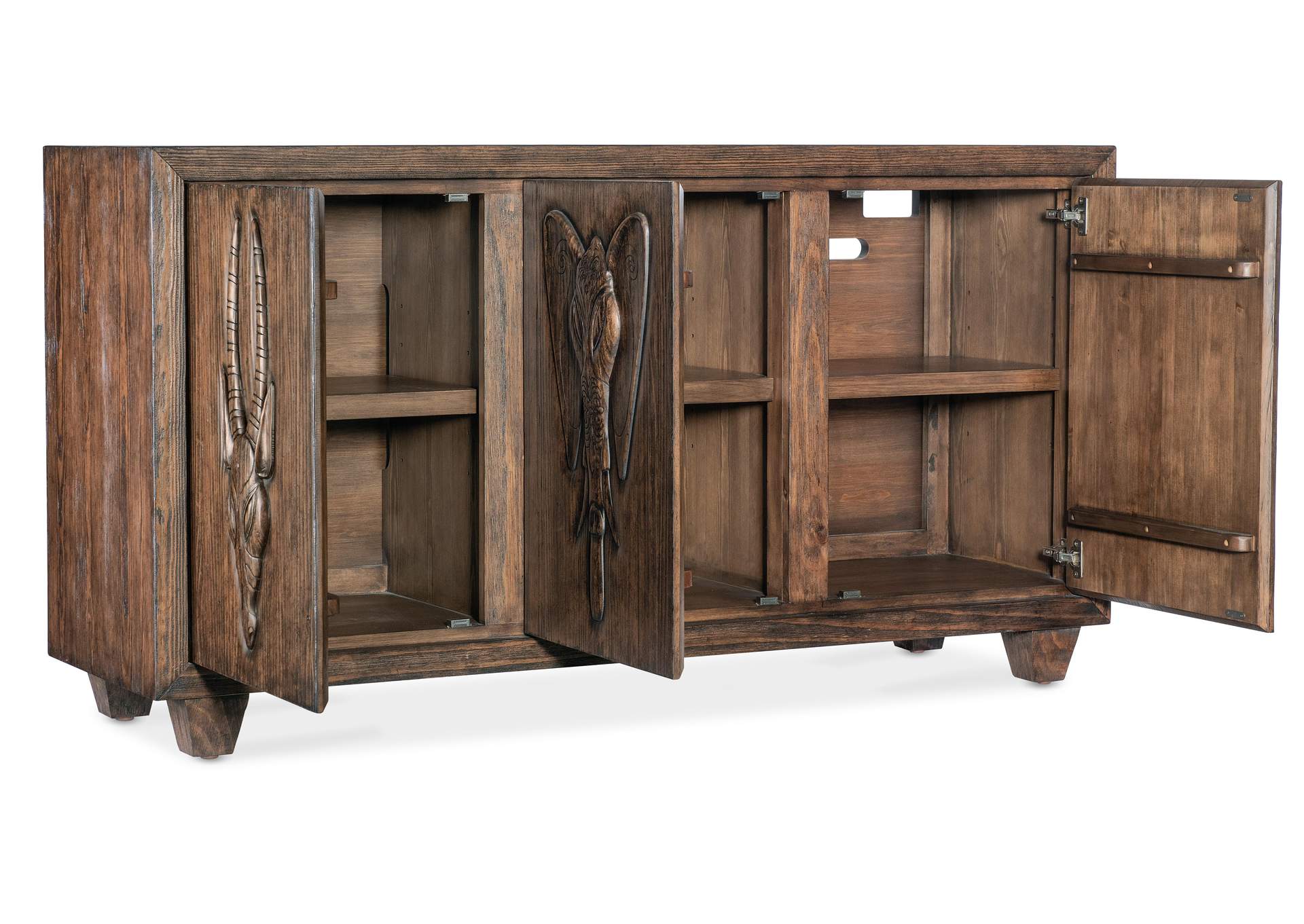 Commerce & Market Safari Credenza,Hooker Furniture