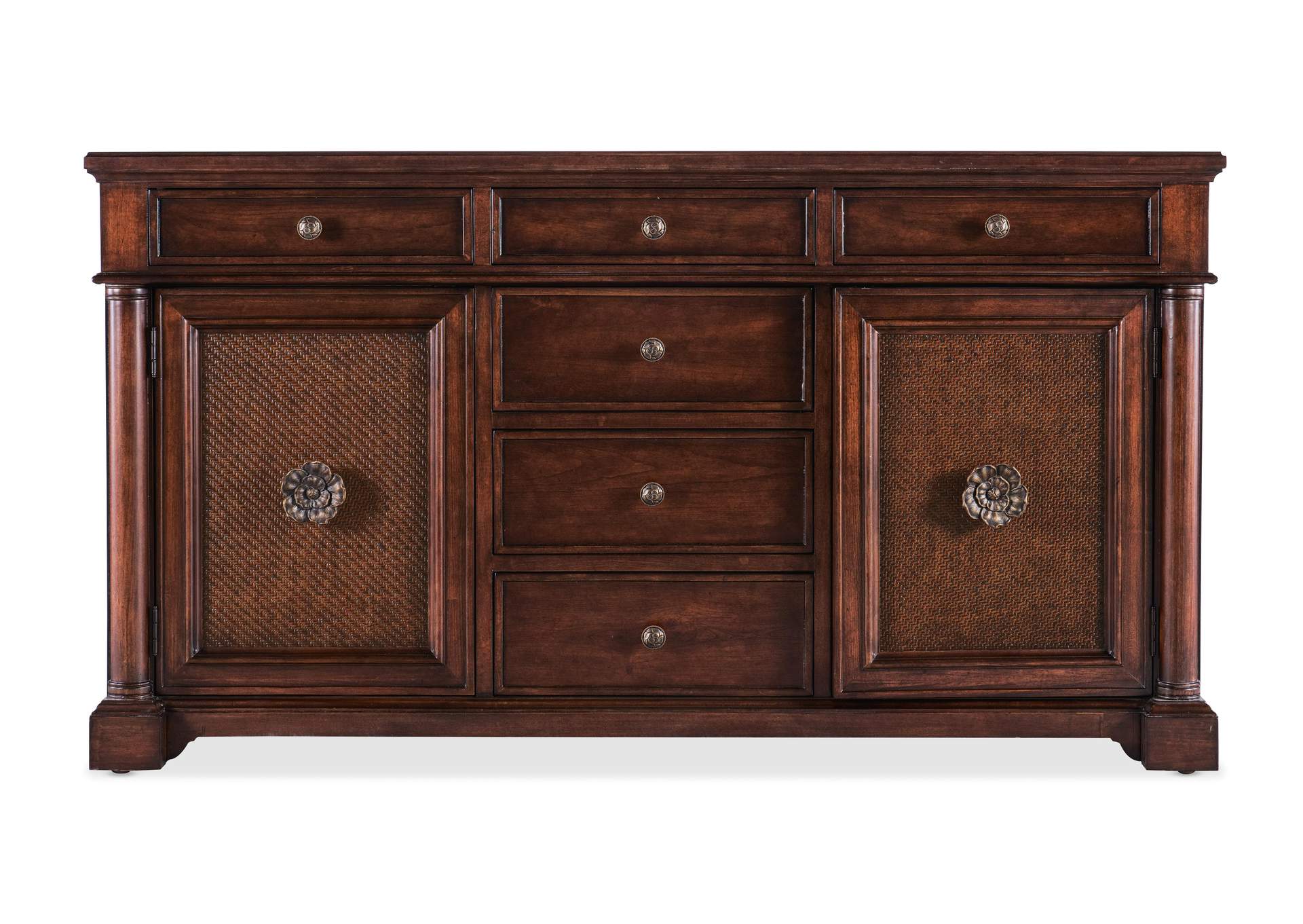 Charleston Two Door - Six Drawer Buffet,Hooker Furniture