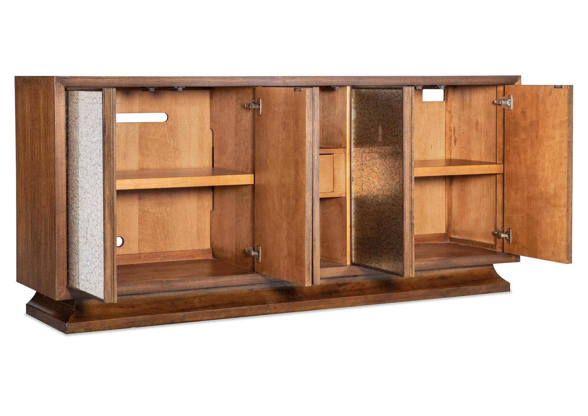 Melange Lloyds Leopard Entertainment Credenza,Hooker Furniture