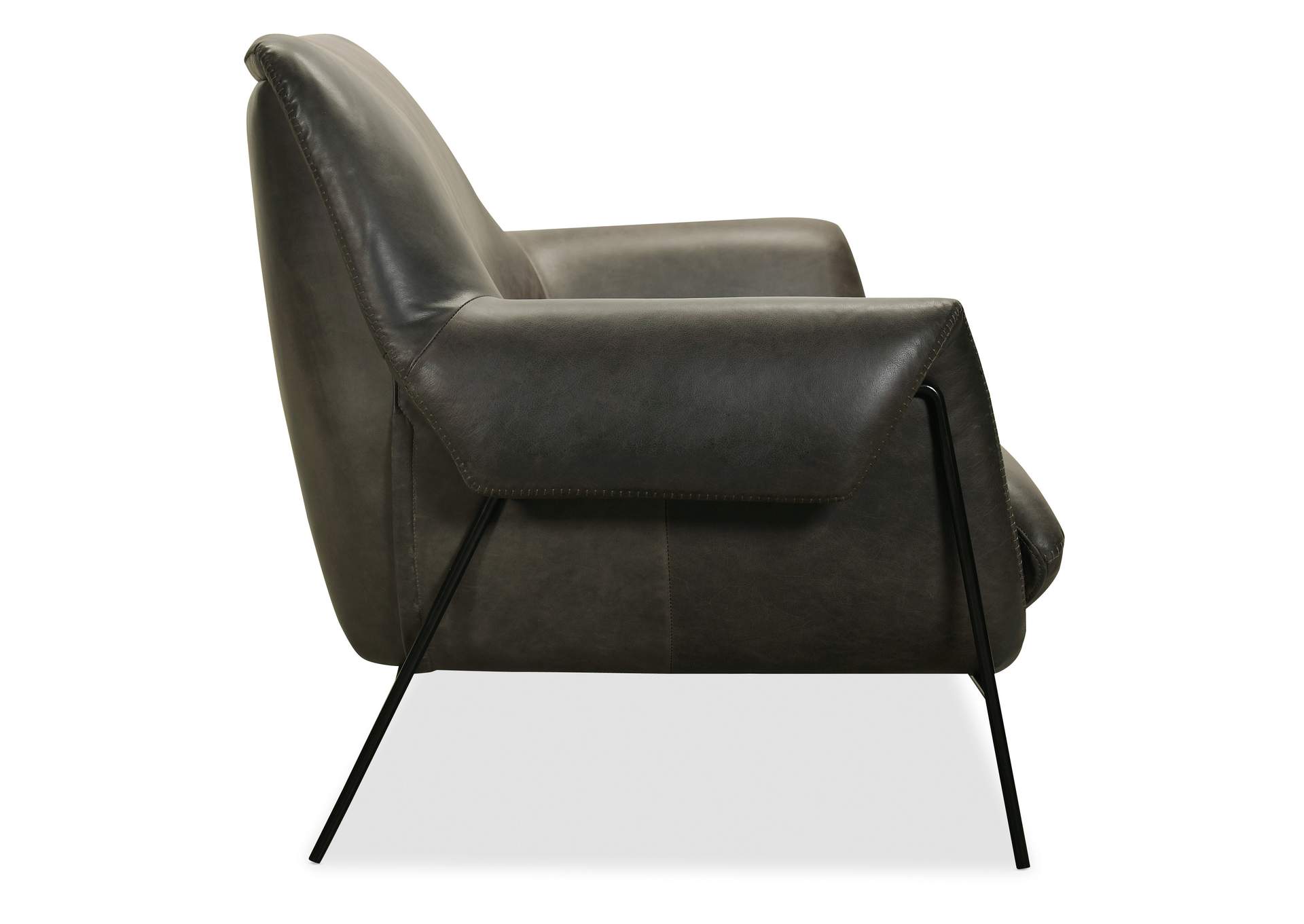 Ambroise Settee w/Metal Frame,Hooker Furniture