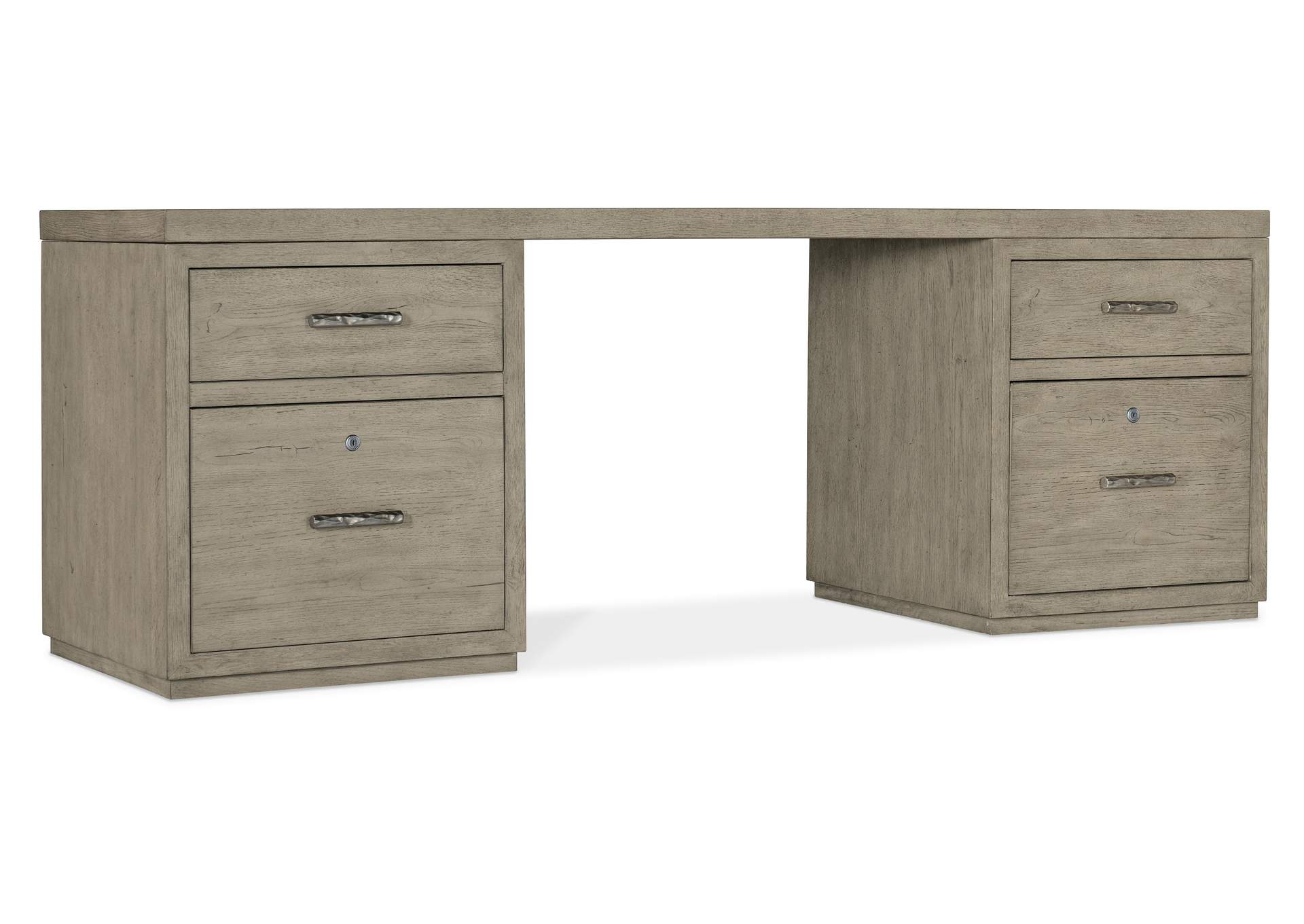 Linville Falls 84" Desk With Two Files,Hooker Furniture