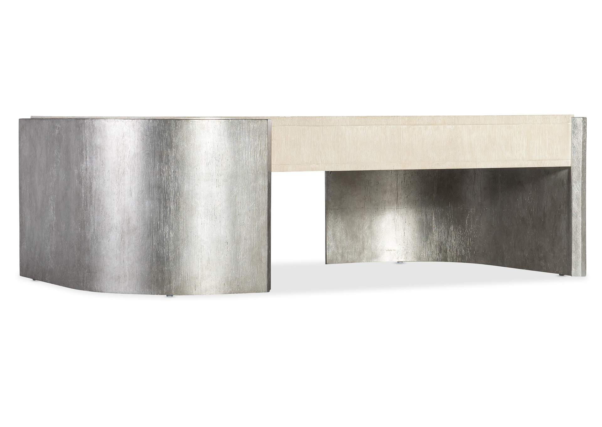 Melange Silverfrost Cocktail Table,Hooker Furniture