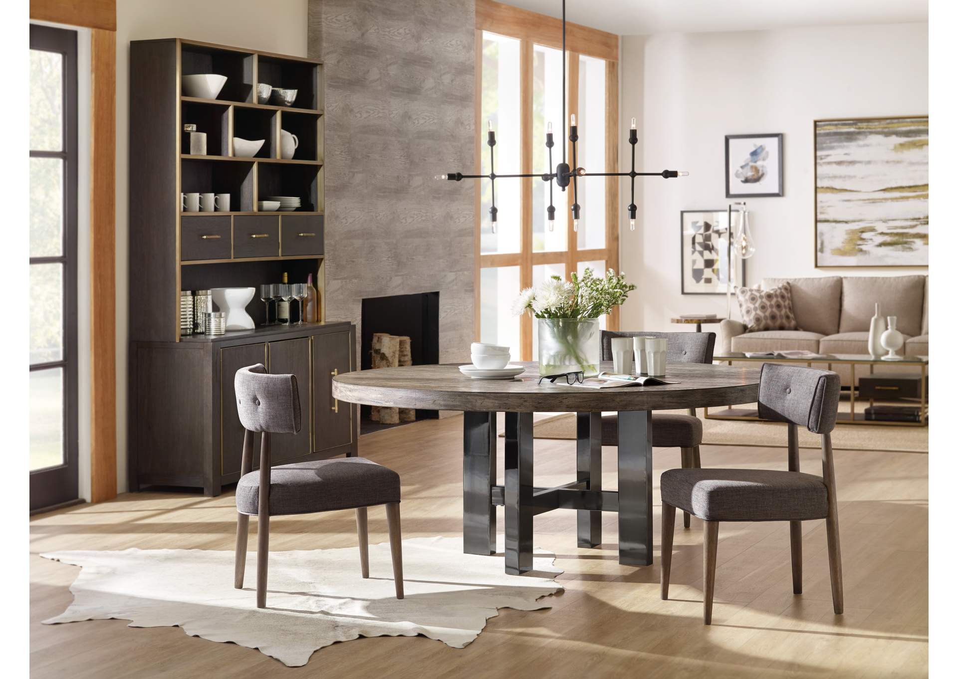 Curata 72In Round Dining Table,Hooker Furniture