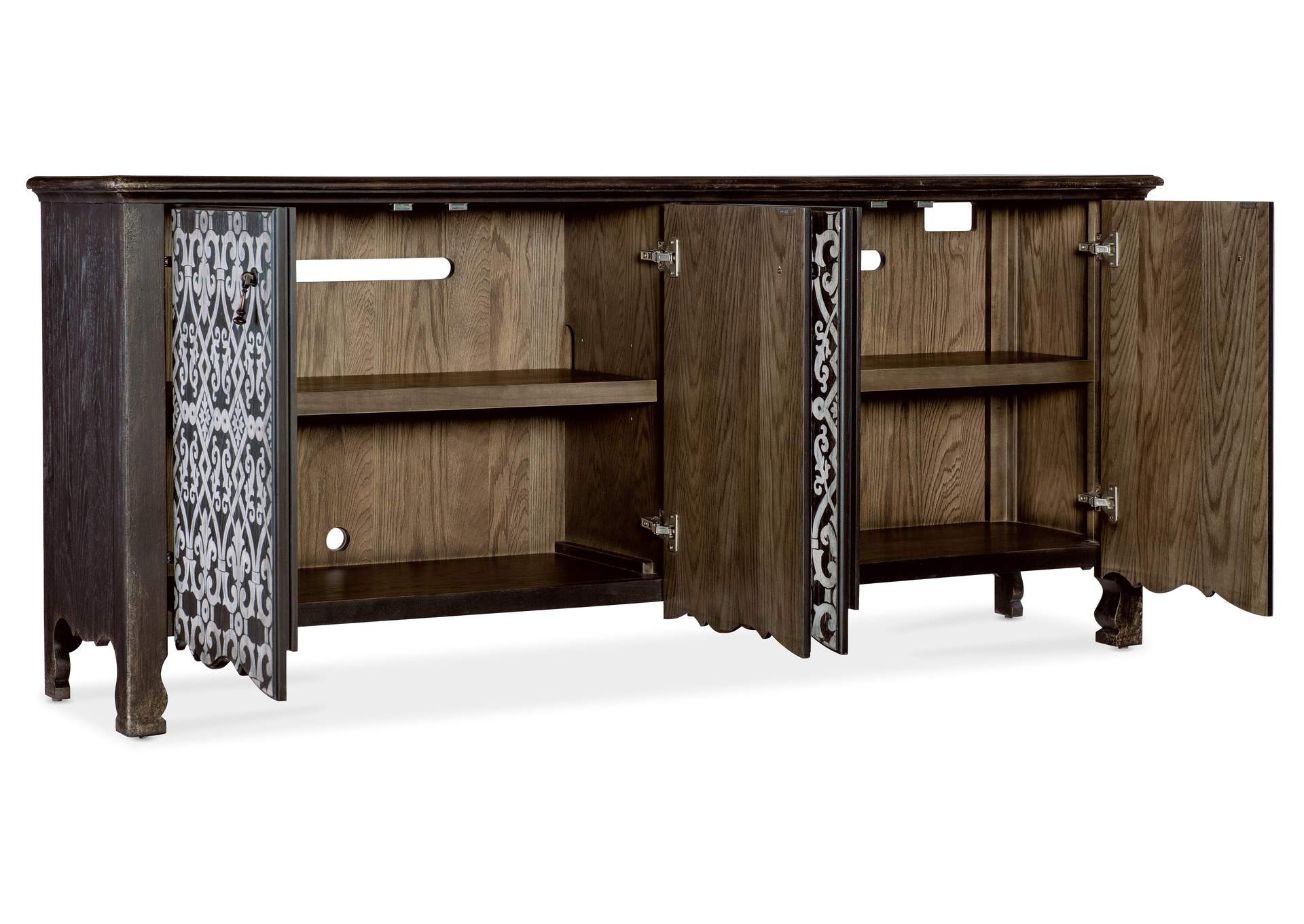 Americana Entertainment Credenza,Hooker Furniture