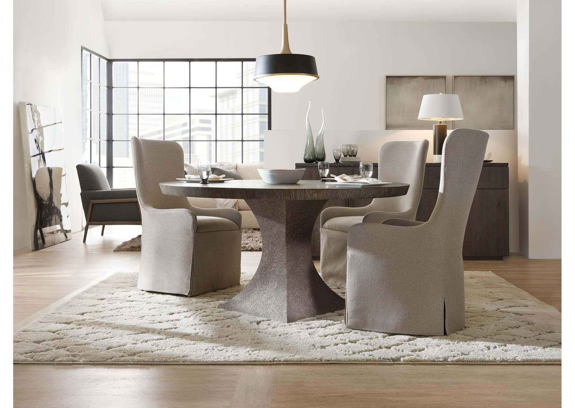 Miramar Aventura Greco 60in Round Dining Table,Hooker Furniture