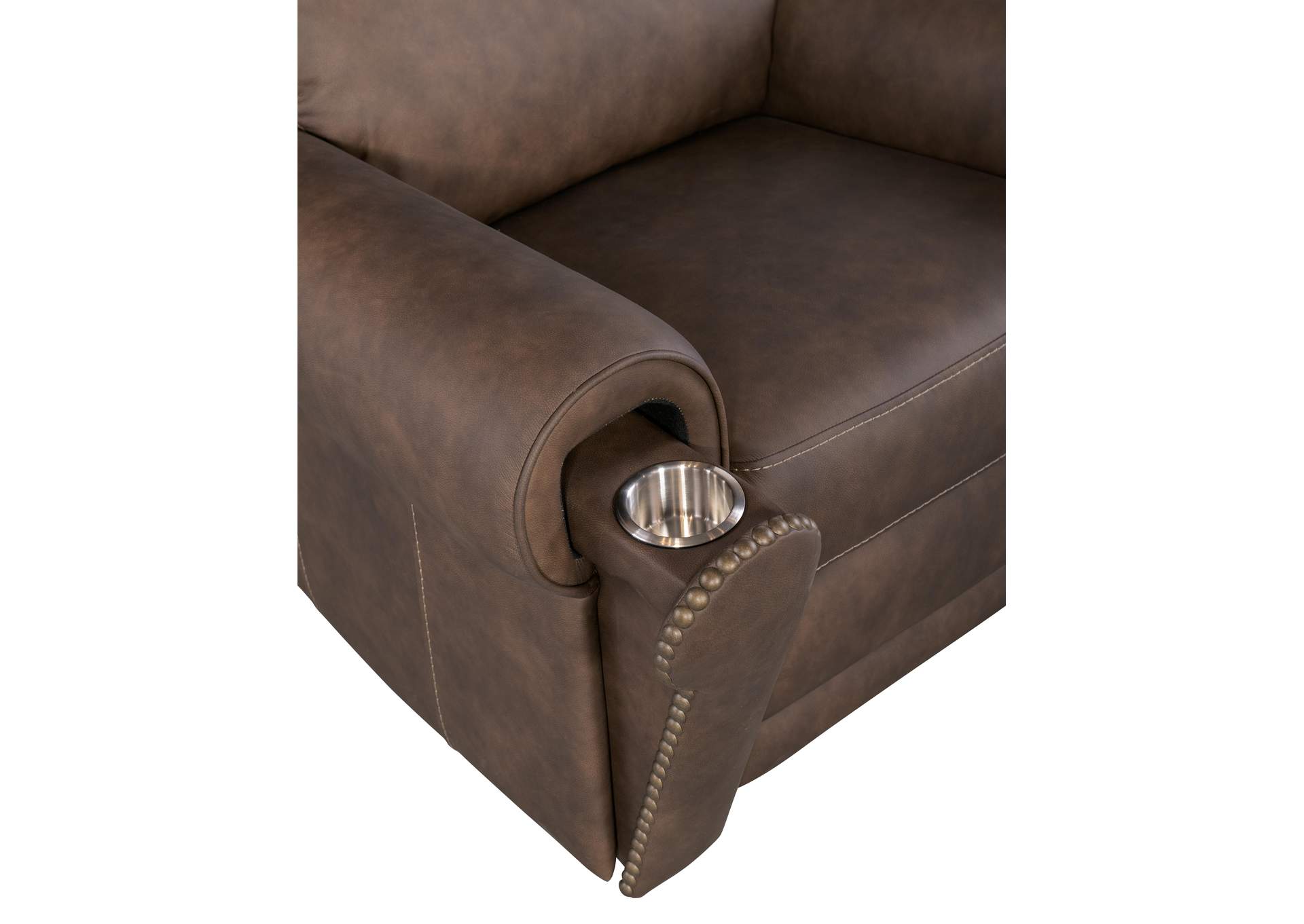 Duncan Power Recliner W - Power Headrest & Lumbar,Hooker Furniture