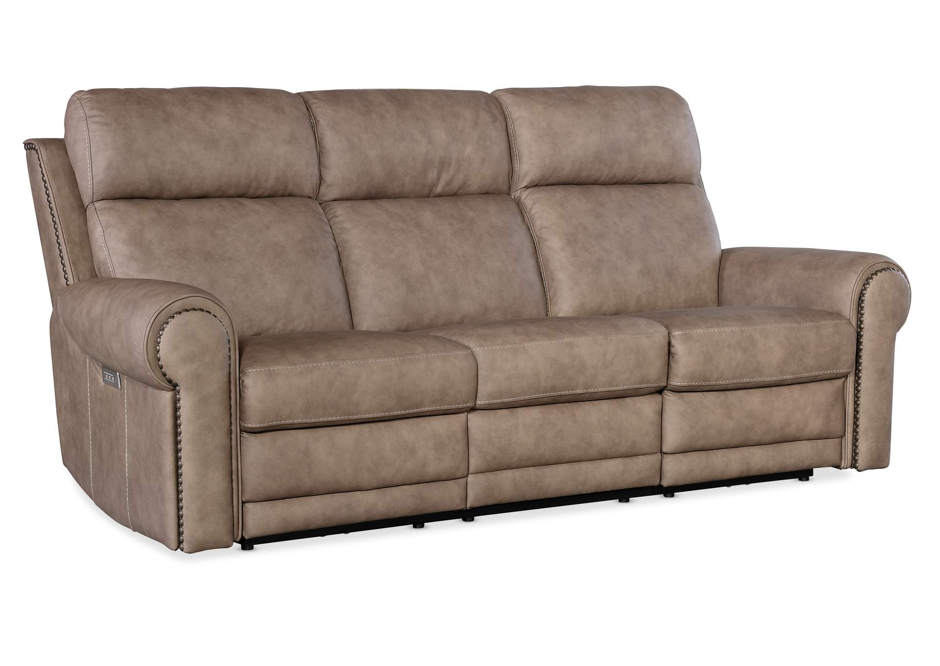 Duncan Power Sofa W - Power Headrest & Lumbar,Hooker Furniture