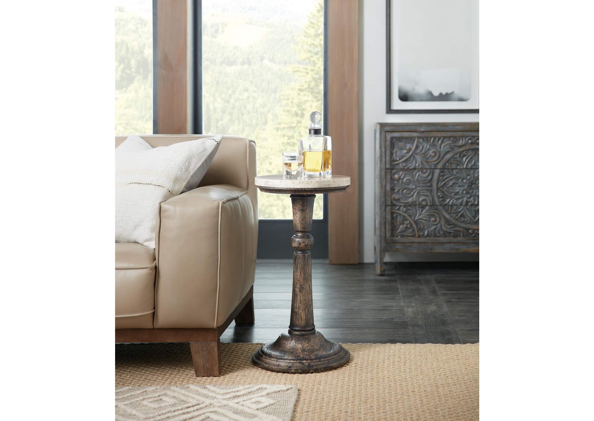 La Grange Rabbs Prairie Martini Table,Hooker Furniture