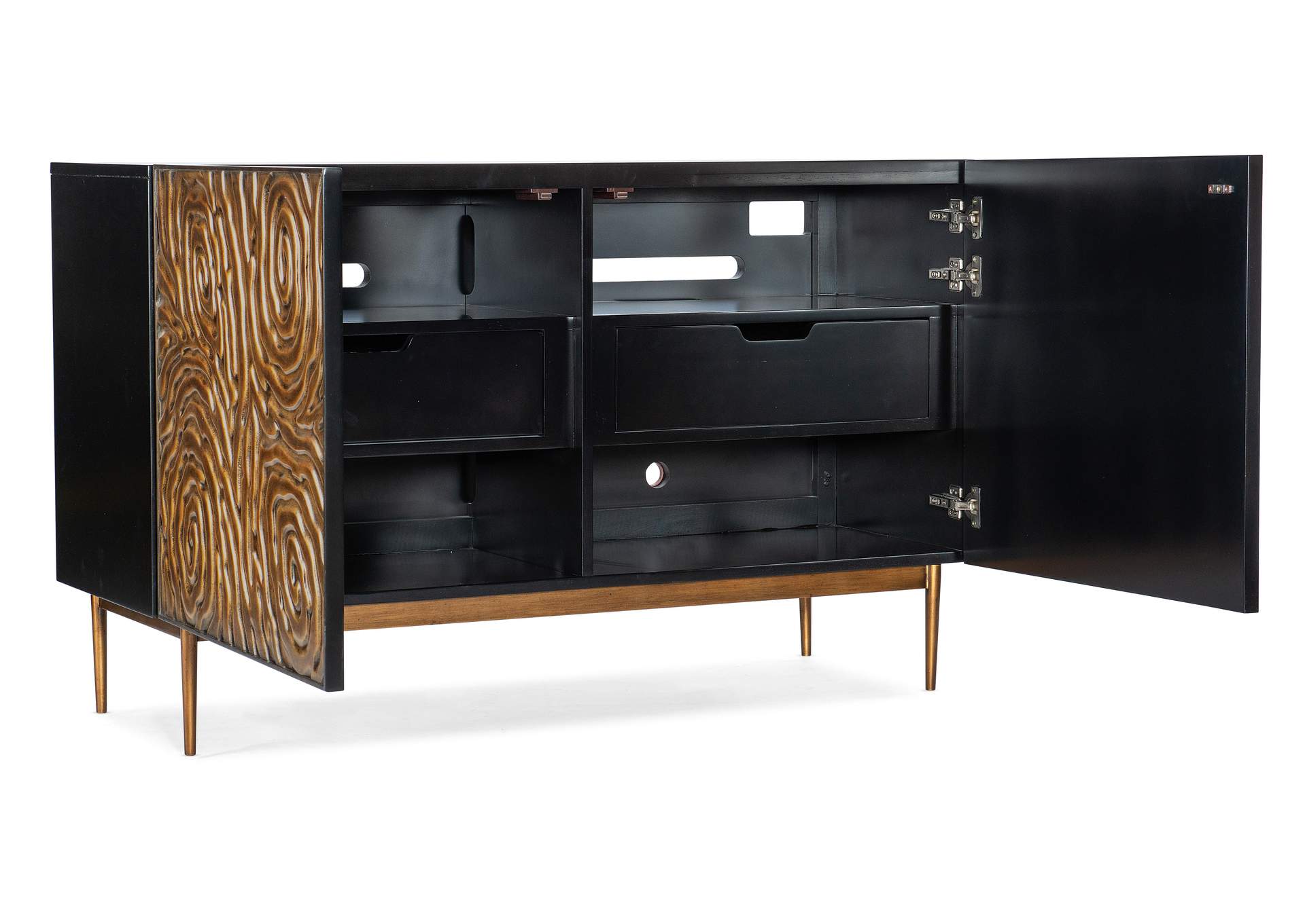 Melange Fingerprints Two Door Credenza,Hooker Furniture