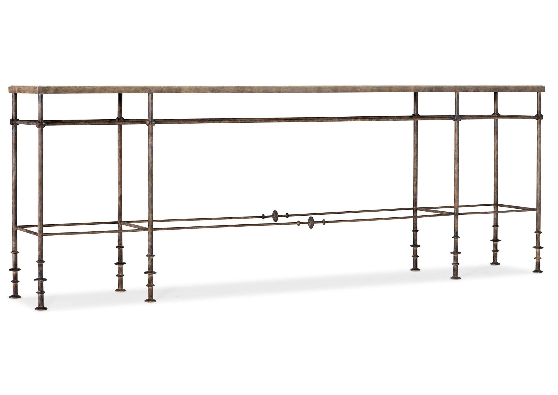 La Grange St James Metal and Stone Console,Hooker Furniture