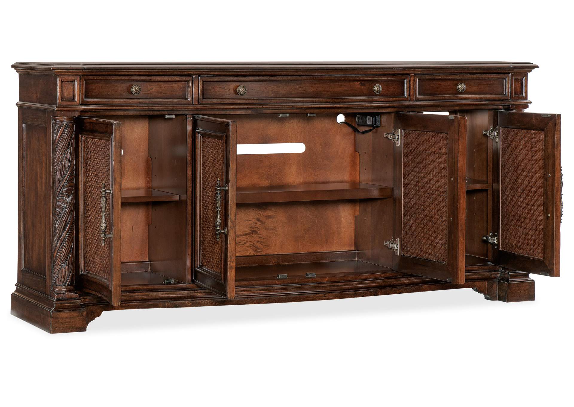 Charleston Four Door - Three Drawer Buffet,Hooker Furniture