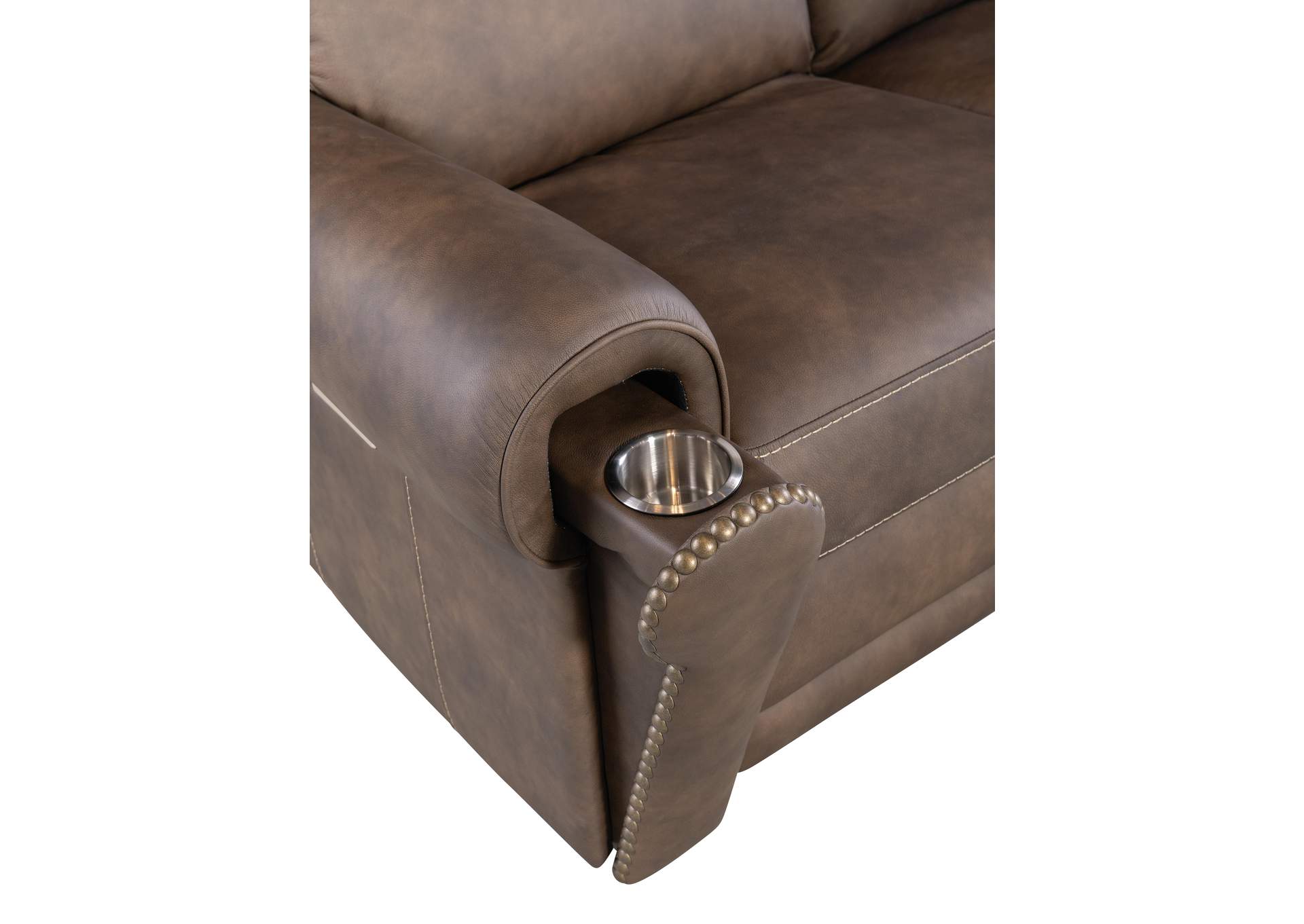 Duncan Power Sofa W - Power Headrest & Lumbar,Hooker Furniture