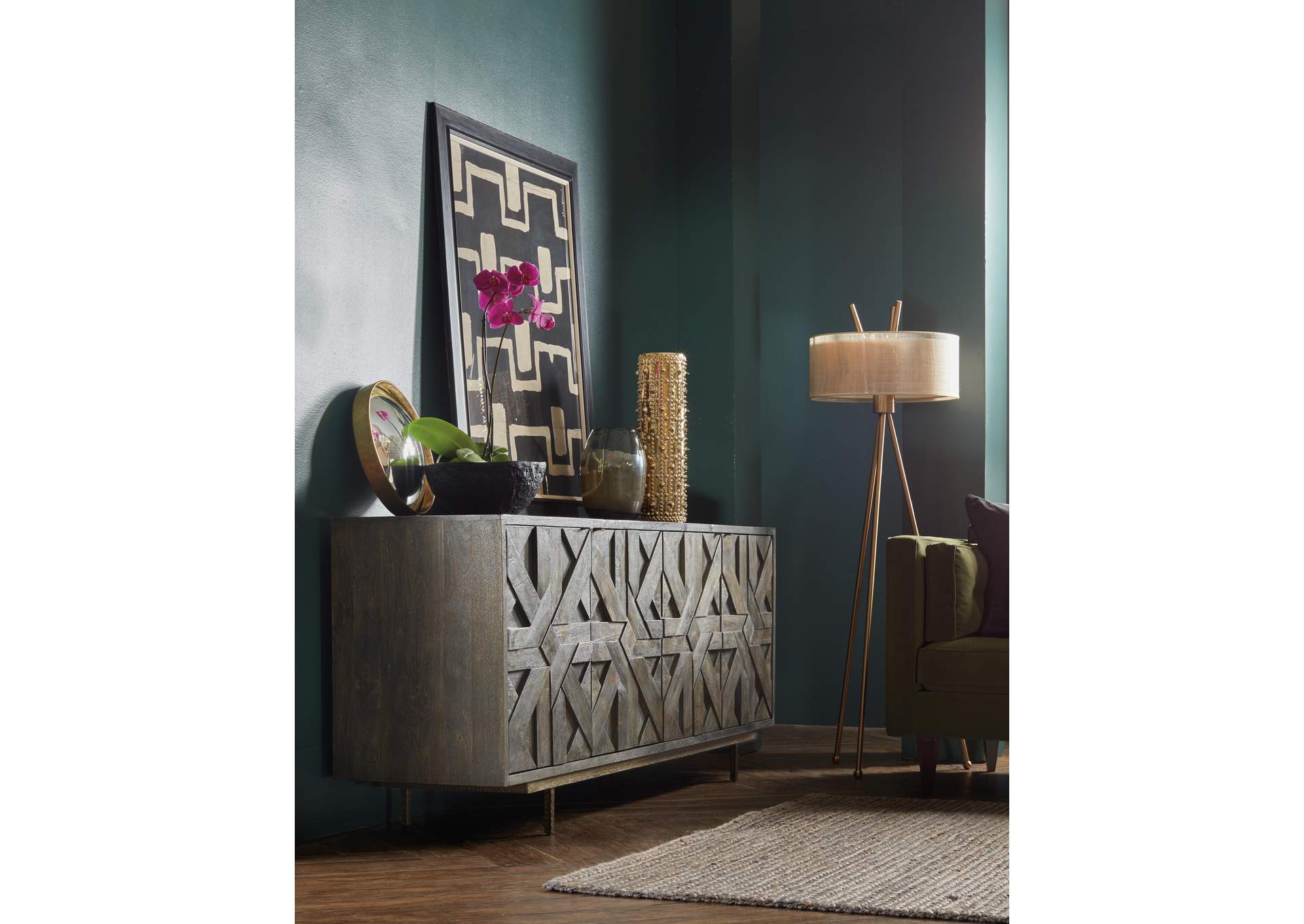 Commerce & Market Layers Credenza,Hooker Furniture