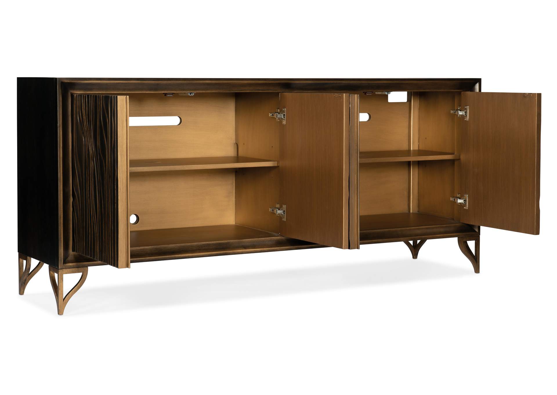 Melange Mountgomery Four Door Credenza,Hooker Furniture