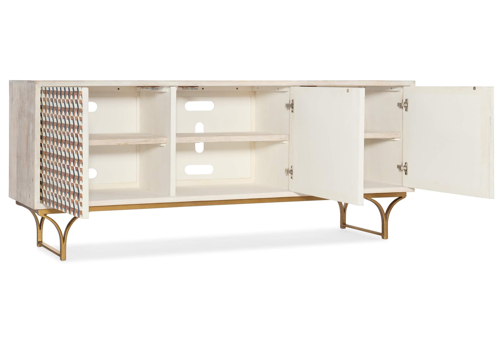 Commerce & Market Jaiden Three Door Credenza,Hooker Furniture