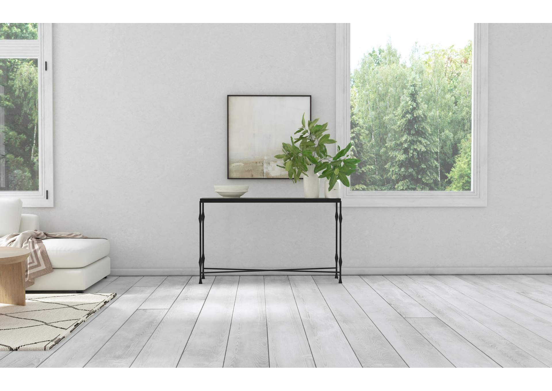 Commerce & Market Metal - Wood Console Table,Hooker Furniture