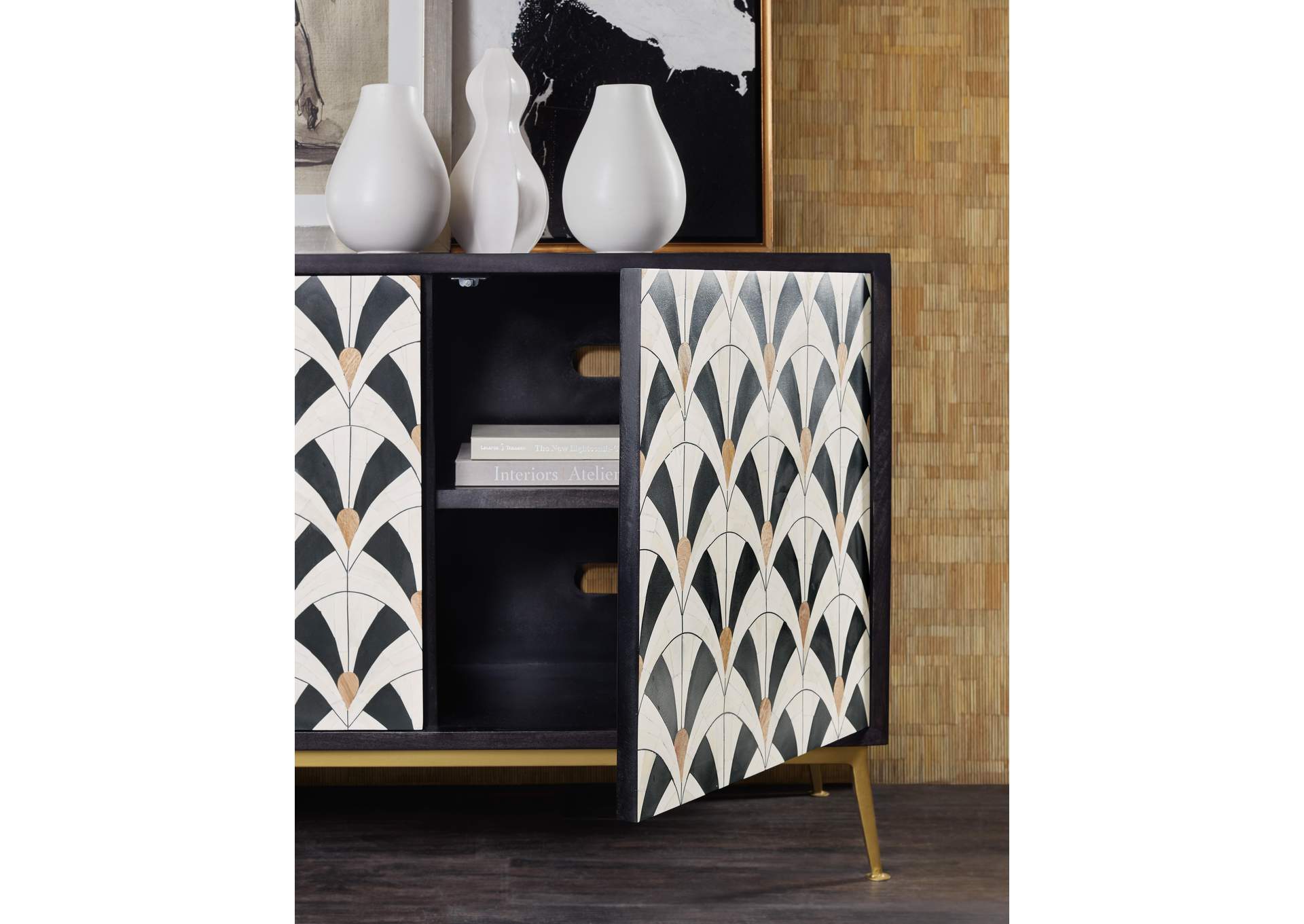 Melange Renee Credenza,Hooker Furniture