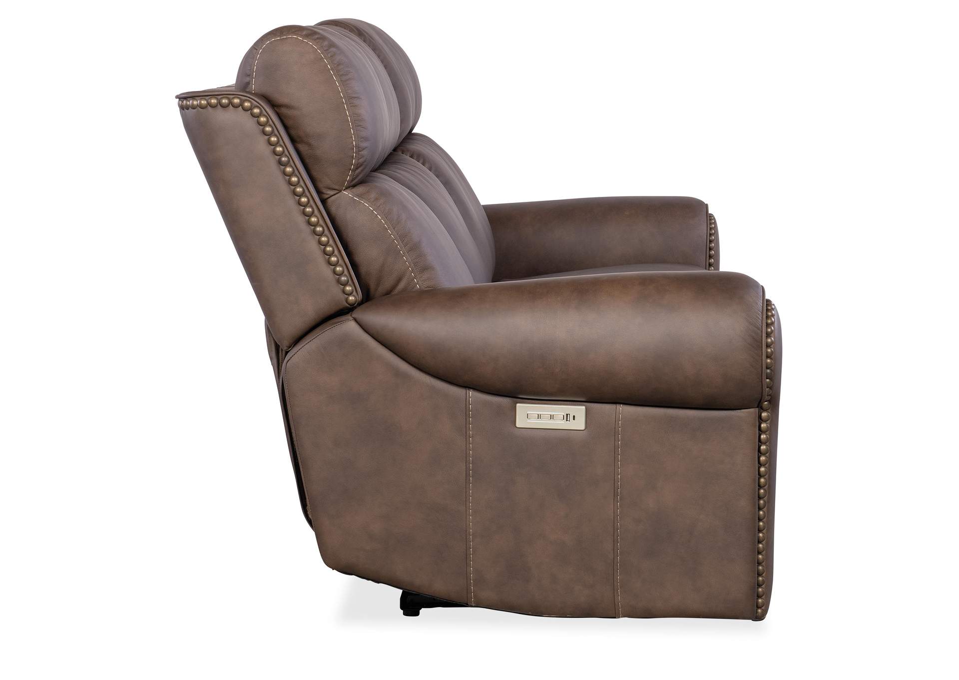 Duncan Power Sofa W - Power Headrest & Lumbar,Hooker Furniture