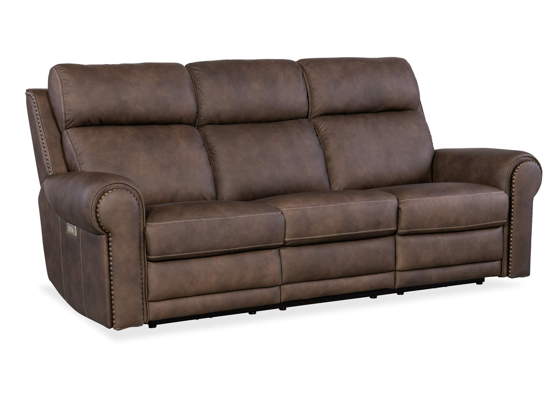 Duncan Power Sofa W - Power Headrest & Lumbar,Hooker Furniture