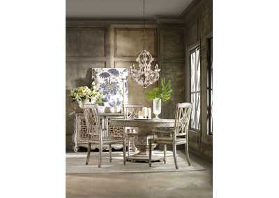 Image for Chatelet Round Dining Table w/ Arm Chair and 2 Side Chairs