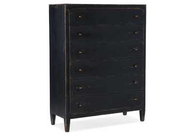 Image for Ciao Bella Six - Drawer Chest - Black