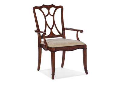 Image for Charleston Upholstered Seat Arm Chair - 2 Per Carton - Price Ea