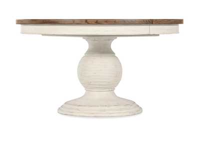 Image for Americana Round Pedestal Dining Table W - 1 - 22In Leaf