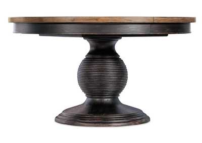 Image for Americana Round Pedestal Dining Table W - 1 - 22In Leaf