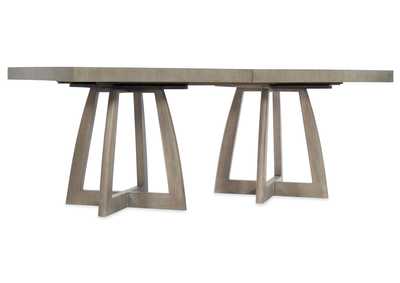 Image for Affinity 78In Rectangle Pedestal Dining Table W - 2 - 18In Leaves