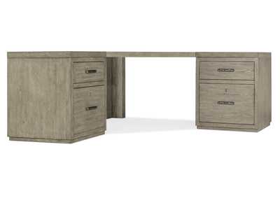 Image for Linville Falls Corner Desk With Two Files