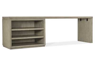 Image for Linville Falls 96" Desk With Open Desk Cabinet