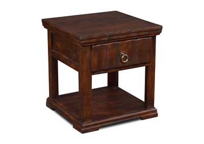 Grand Rustic End Table
