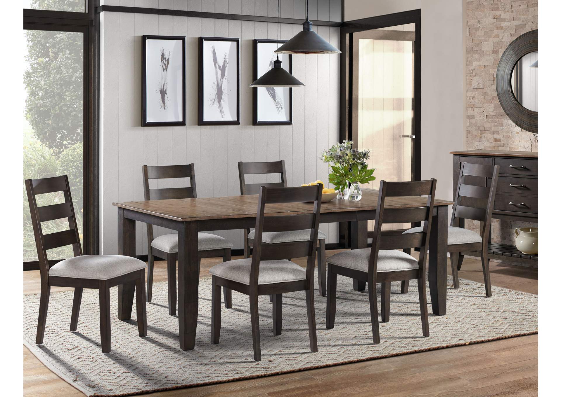 42x60-78 Dining, Storing Lf,Intercon Furniture