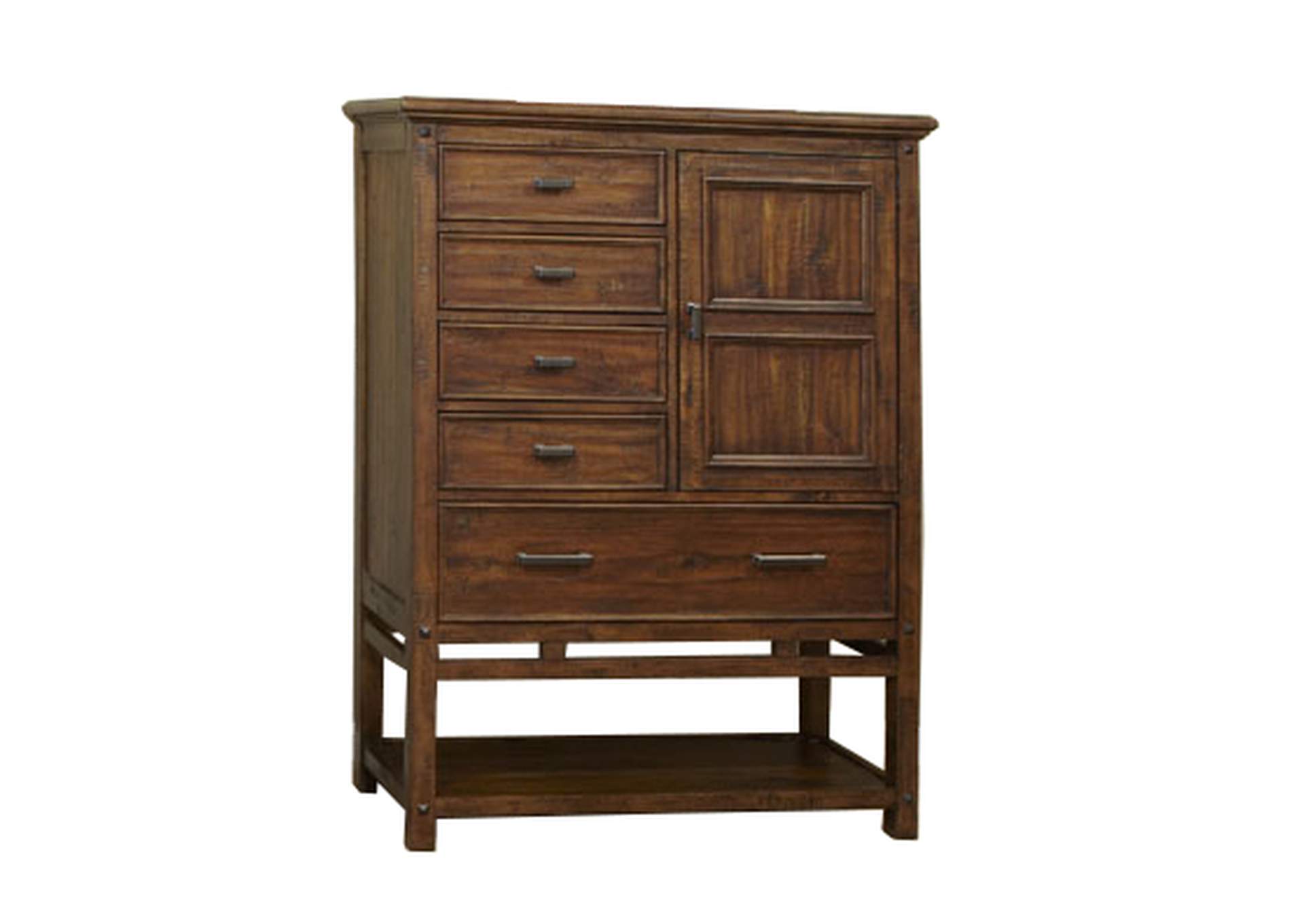 Chest, 5 Drawers w/Door,Intercon Furniture