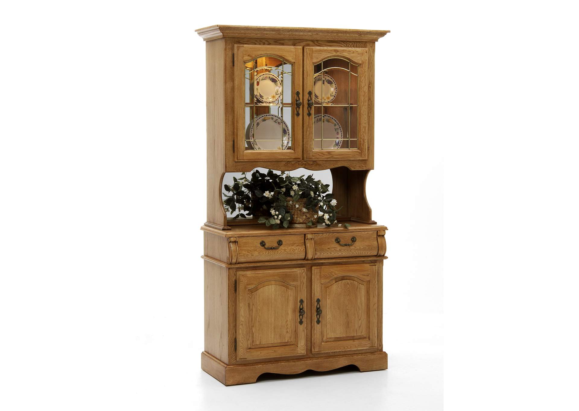 42 China Hutch - Chestnut,Intercon Furniture