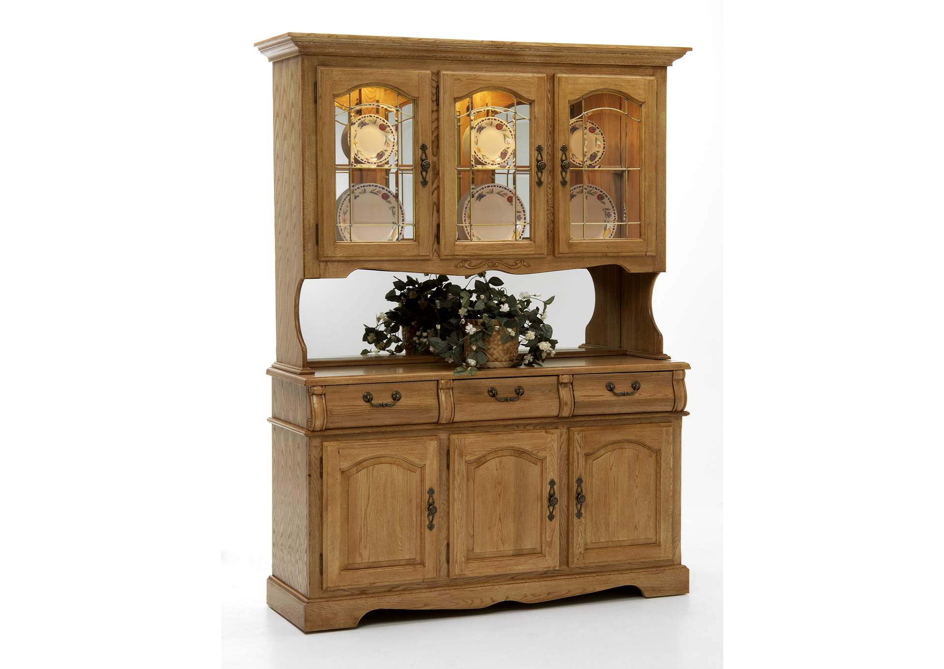 60 China Buffet - Chestnut,Intercon Furniture