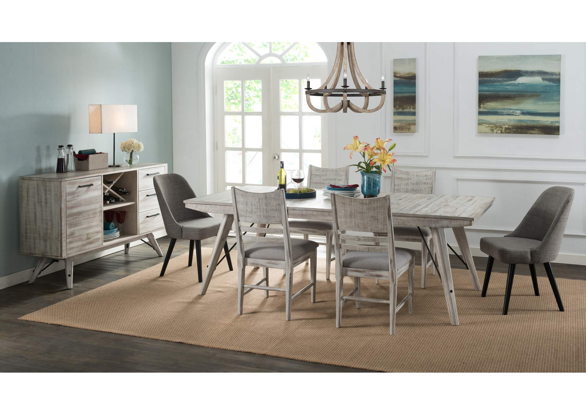 Table, 42x72-90 Trestle Dining,Intercon Furniture