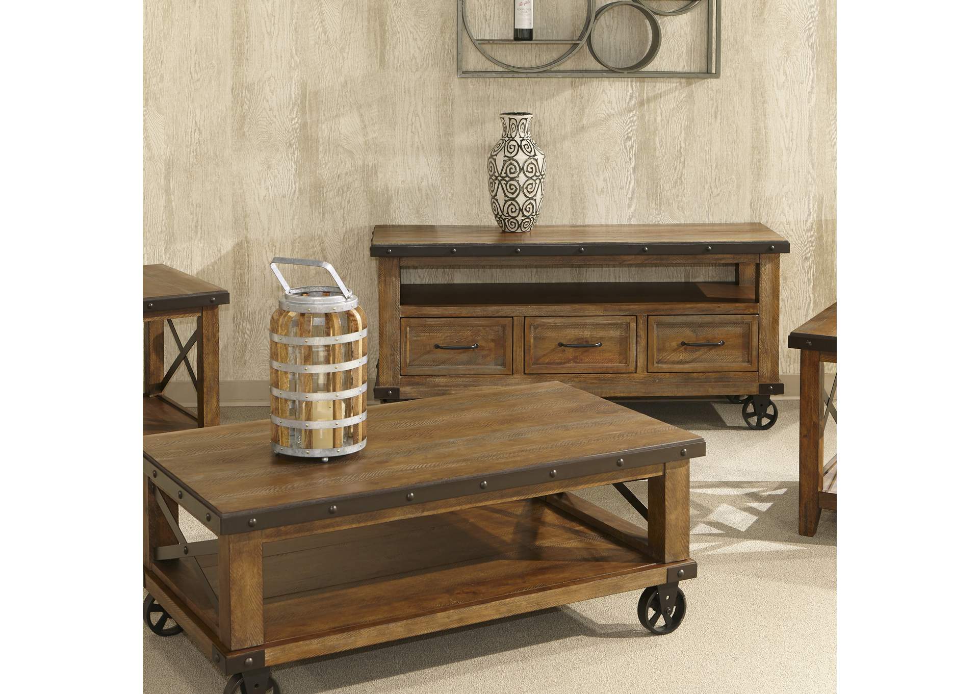 Coffee Table w/Caster, 50x28,Intercon Furniture