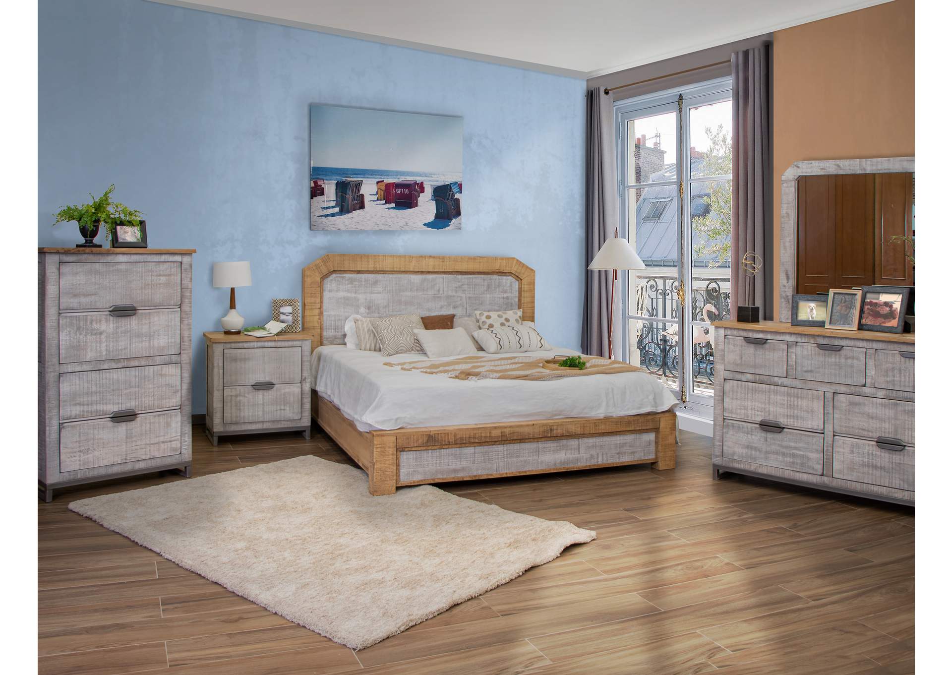 Mita California King Bed,International Furniture Direct