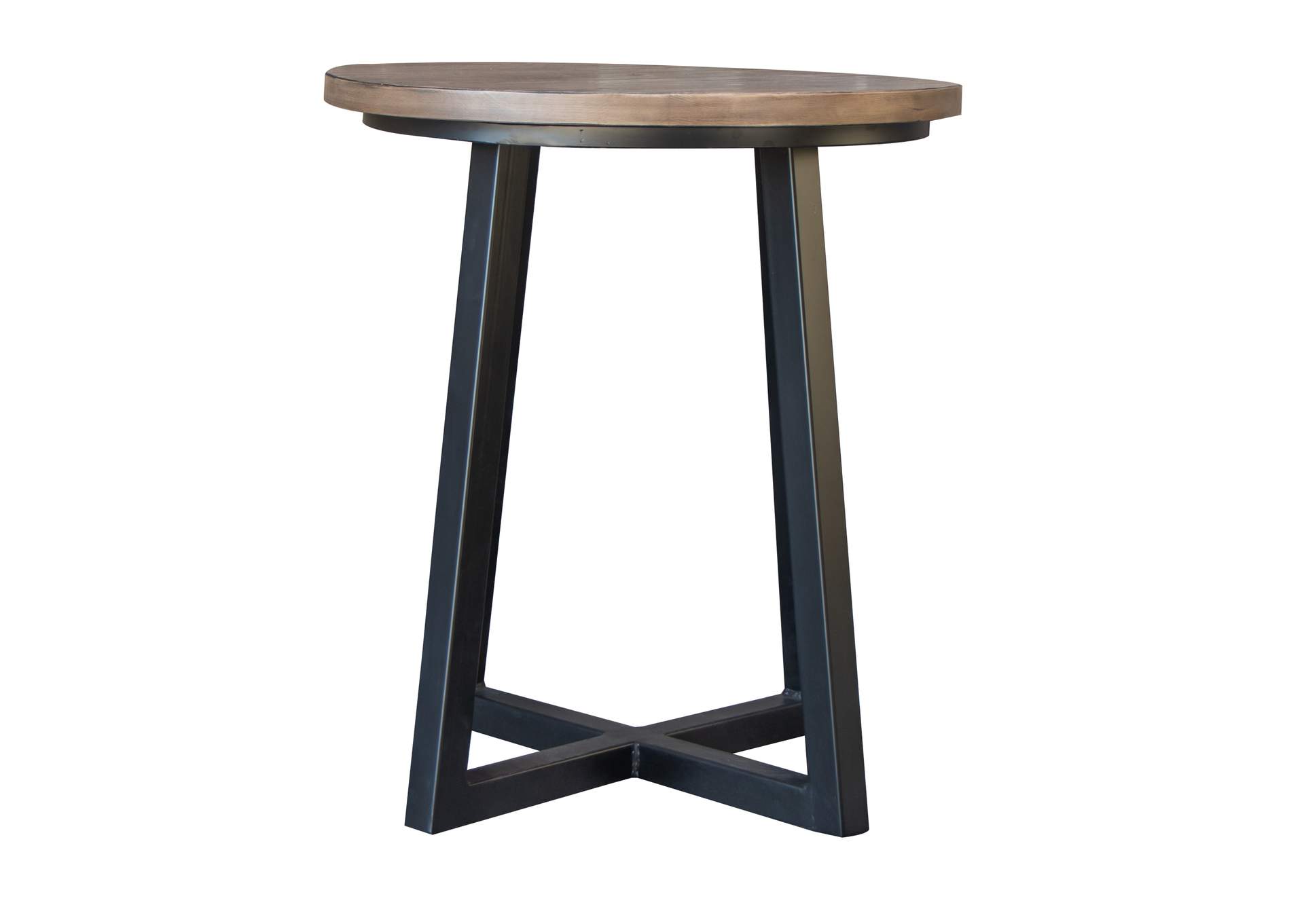 Choiba End Table,  Brown finish,International Furniture Direct