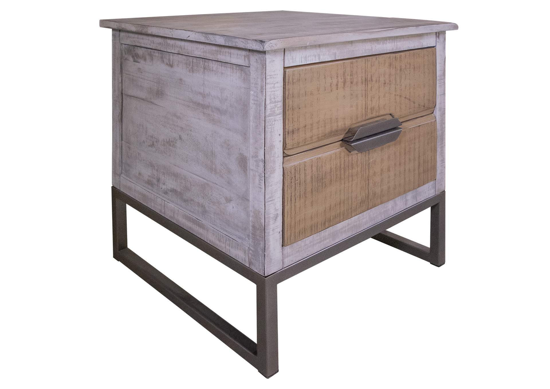 Mita 2 Drawer, End Table,International Furniture Direct