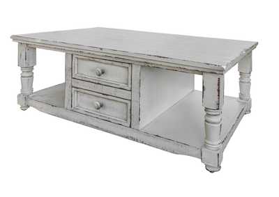 Image for Aruba 4 Drawer, Cocktail Table, w/ White finish