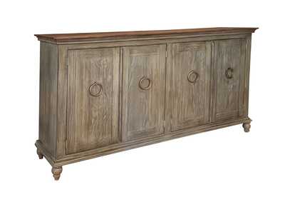 Image for Capri Console w/4 Doors, Olive finish