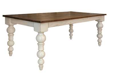 Rock Valley Dining Table w/ Turned Legs