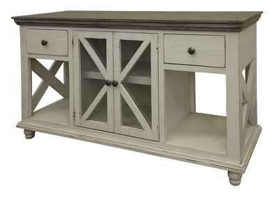 Image for Florence Ivory & Medium Gray Sofa Table