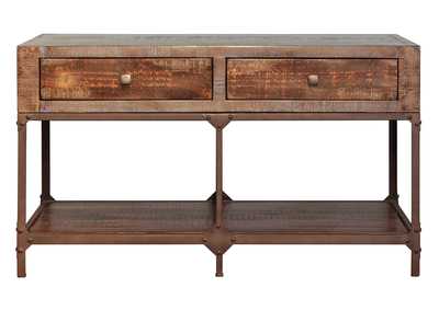 Image for Urban Gold Sofa Table w/2 Drawers